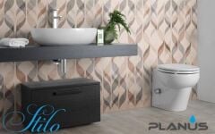 Planus STILO PLUS 24V Taharet Kitli Tuvalet Beyaz