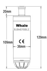 Whale Dalgıç Pompa Sualtı STANDART 12 Volt