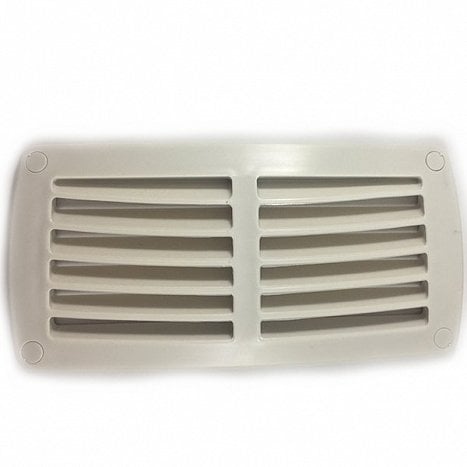 Polipropilen havalandırma ızgarası Lalizas Evo 183 x 91 mm, beyaz