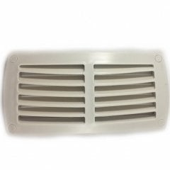 Polipropilen havalandırma ızgarası Lalizas Evo 183 x 91 mm, beyaz