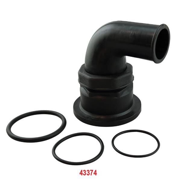 Nuovarade Tank Konnektörü 90°, Ø38mm, ERCOLE Tanklar için