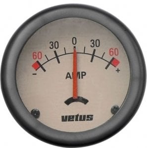 Vetus Ampermetre 12/24 V ±60 A