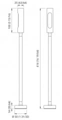 Califfa Okuma lambası 12/24V LED