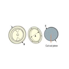 Nuova Rade Plastik Kontrol Kapağı 100 mm
