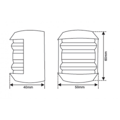 Lalizas Junior 7 Pupa Seyir Feneri 135°, Beyaz