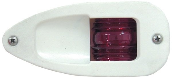 Lalizas EYE 7 Dikey Montaj Kırmızı İskele Seyir Feneri, Beyaz Gövde