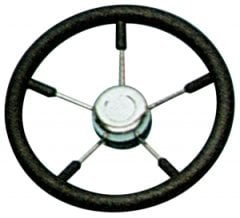 Tekne Dümen Direksiyon Simidi 450mm Siyah