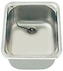 Tekne Karavan için Krom Paslanmaz Lavabo Evye 150*300 mm