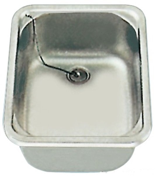 Tekne Karavan için Krom Paslanmaz Lavabo Evye 298*328 mm