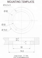 Osculati Marin Gömme kulp