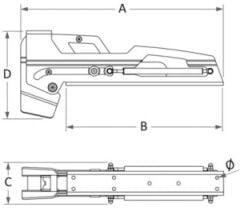Osculati Mr. Fantastic uzayabilir baş-burun makarası