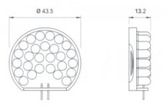 LED ampul Zelig SE 12V Soğuk beyaz