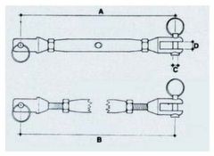 Osculati 316 Krom Liftin 20 mm