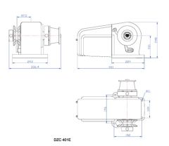 Data DZC 401 E, Elektrikli Zincir Irgatı, 12V