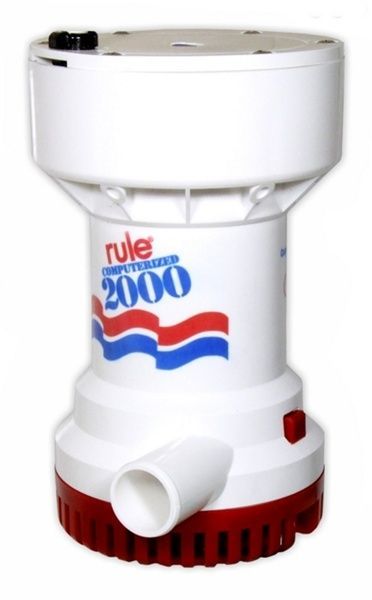 RULE 53S Otomatik sintine pompası, 12V, 2000GPH 7570 litre/saat