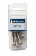 Altı köşe başlı civata Krom M6*40
