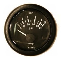 VDO Yağ basınç göstergesi  5 bar 72 psi