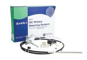 Teleflex® Safe-T® QC Dıştan takma ve kuyruklu motor dümen sistemi 20 feet / 6.10 m