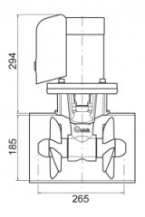 Baş manevra pervanesi 12 volt 065
