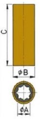 Vetus şaft yatağı inch/inch