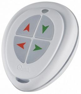 Quick P04+ Kablosuz uzaktan kumanda el ünitesi. Cep tipi, 4 Kanal
