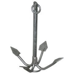 Grapnel ,Tırnaklı Tonoz Çapası, Galvaniz 30 kg