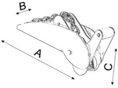 Osculati Oynarlı Baş, Burun makarası, Krom 50 kg