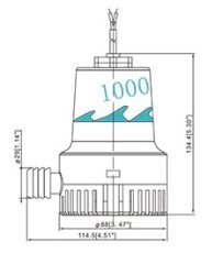 Seamaxx Sintine Pompası 1000GL / 12V