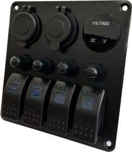 ANF Marine 12V Sigorta paneli, USB şarjlı