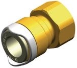 Hızlı bağlantı fitingi  Dişi adaptör. 1/2“ BSP, sarı