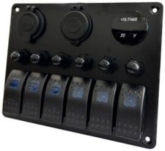 ANF Marine 12V Sigorta paneli, USB Şarj
