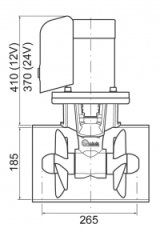 Baş manevra pervanesi 24 volt 105