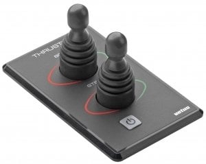 Kontrol paneli, çift joystick´li tip, 12/24V. Entegre zamanlayıcılı.