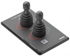 Kontrol paneli, çift joystick´li tip, 12/24V. Entegre zamanlayıcılı.