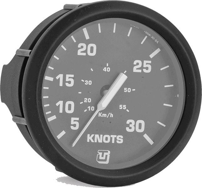 Ultraflex Hız Göstergesi ,30 Knot, 85mm, Siyah