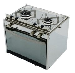Techimpex Botticelli Tekne Karavan için  çift göz ocaklı fırın