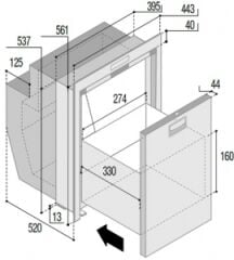 Vitrifrigo Marin Buzdolabı. DW51 OCX2 DRINKS