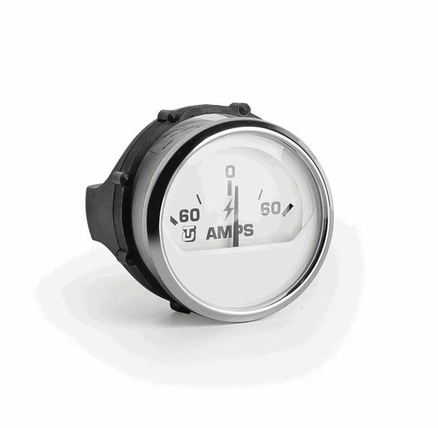 Ultraflex  Ampermetre ,White seri , 52mm, 60-0-60