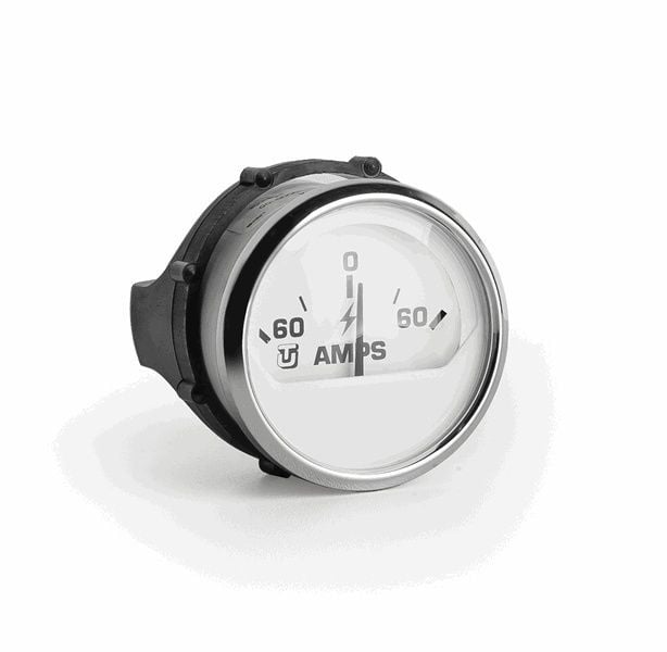 Ultraflex Ampermetre White Seri 52 mm 60-0-60 A