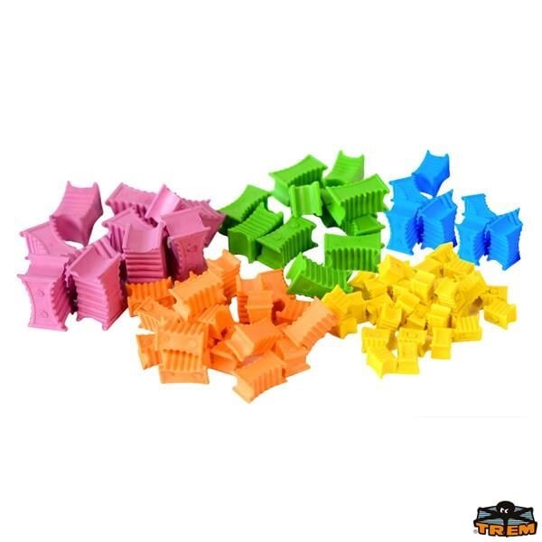 Trem Zincir İşaretleme Kiti, Mavi, 6mm