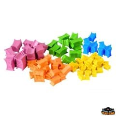 Trem Zincir İşaretleme Kiti, Mavi, 6mm