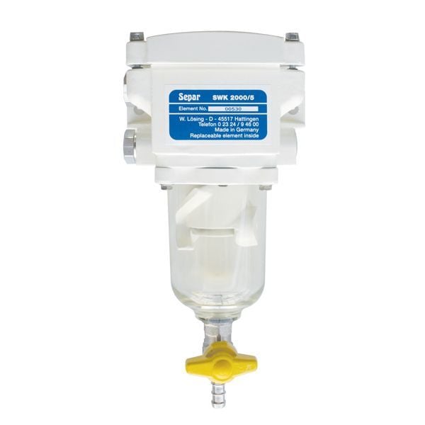 SEPAR SWK 2000 Su ve pislik ayırıcı Mazot Filtresi SWK 2000/5 max.170 Hp