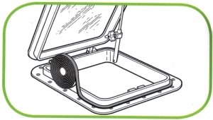 Taco Marine hatch bandı lastiği 6.3 mm