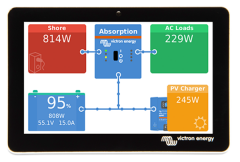 Victron energy GX Touch 50 Sistem Akü İzleme Ekranı