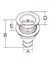 Marine Town marin Güverte, Borda Su Çıkışı,Firar