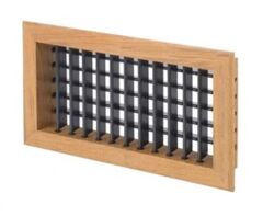 Klima Hava çıkış ızgarası 4 Yönlü Maun 254*203 mm