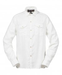 Musto Alicante Uzun Kollu Keten Gömlek M