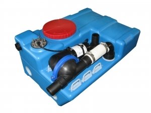 Nuovarade Tekne Karavan Atıksu Tuvalet tankı sistemi.24V 100 lt