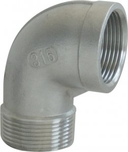 Kuyruklu dirsek  KROM 1 1/4
