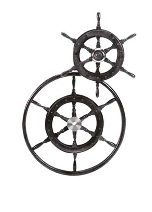 SeaWorld Ahşap dümen simidi, 50 cm